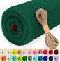 Hunter Green Tulle Fabric Roll, 54" x 40 Yards (120FT) Tulle for Christmas Wedding Decoration DIY Tutu Party Backdrop Baby Shower Table Skirts Gift Wrapping