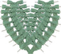 50pcs 2-1/2" Vanilla Green Satin Ribbon Bows with Twist Ties Celadon Satin Ribbon Bows for Candy Party Decoration Gift Packing Wrapping Accessories(2.5“,Vanilla)