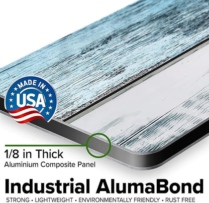 Custom Sign, Custom Street Sign, 11 Font Colors, 13 Font Styles, 4 Hole Options, 22 Sizes, 6x36 Inches, Rust Free DiBound, Fade Resistant, Made in USA by My Sign Center (Coastal)