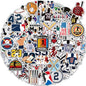 100 Pcs Sport Stickers for Kids, Baseball Water Bottle Stickers, Vinyl Waterproof Laptop Sticker for Water Bottle, Bulk Sticker Packs for Boys Kids Classroom Prizes for Elementary Students