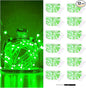12 Pack Fairy Lights Battery Operated, 7FT 20LED Waterproof Silver Wire Christmas Lights Outdoor, Firefly Mini String for Bedroom Party Birthday Wedding Home Decor