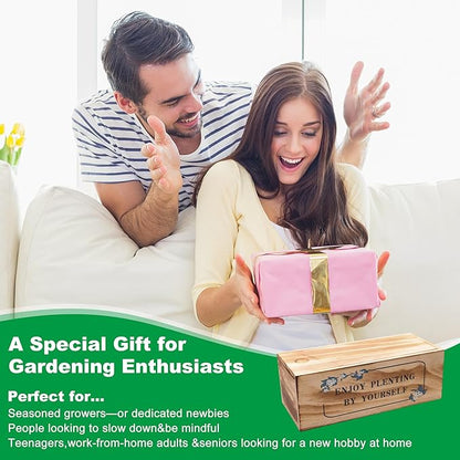 Bonsai Tree Starter Kit, Indoor Bonsai Tree Kit Meeting Planting and Caring Needs Curated Design for A Complete Gardening Experience for Enthusiasts