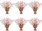 6 Pack Star Table Centerpieces for Party, Birthday Table Decorations for Kids Adults, Party Centerpieces for Tables for Wedding Baby Shower Graduation Holiday Event (Rose Gold)