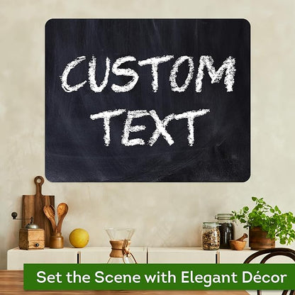 Custom Sign, Custom Street Sign, 11 Font Colors, 13 Font Styles, 4 Hole Options, 22 Sizes, 24x30 Inches, Rust Free DiBound, Fade Resistant, Made in USA by My Sign Center (Chalkboard Black)
