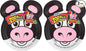 Hefty Zoo Pals Party Edition Paper Plates for Kids, Assorted Animal Designs, 7.75 Inches with Two Dipping Compartments, 20 Count (Pack of 2)