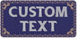 Custom Sign, Custom Street Sign, 11 Font Colors, 13 Font Styles, 4 Hole Options, 22 Sizes, 6x12 Inches, Rust Free DiBound, Fade Resistant, Made in USA by My Sign Center (Fauxsaic 1)