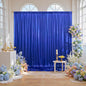 10x10ft Thick Royal Blue Glitter Backdrop Curtain Panels for Parties, Wrinkle Free Sequin Sparking Photo Backdrop Drapes, 2 Panels 5x10ft Shimmer Back Drop Cloth for Wedding Birthday Photography