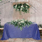 Fitable Sequin Tablecloth for Parties 60x84 Inch - Sparkle Glitter Table Cloth Laser Rectangle Overlay for Wedding Baby Shower Ceremony Birthday Holiday Banquet, Dark Blue