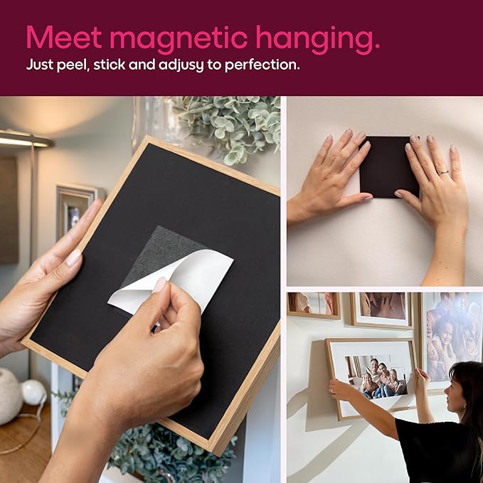 Mixtiles Official - Custom Photo Tiles - Personalized Printed Photos - Magnetic Wall Frames - Adhesive Sticker, No Nails - Various Sizes and Frames - 8x8-tiles-Tile - Clean Frame