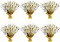 6 Pack Star Table Centerpieces for Party, Birthday Table Decorations for Kids Adults, Party Centerpieces for Tables for Wedding Baby Shower Graduation Holiday Event (Black Gold)