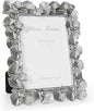 Cuspin Silver 5x7 Picture Frame, Vintage Silver Ornate Leaf Textured Hand-Crafted Resin Frames with Glass Front, Antique Photo Frame for Tabletop Display, Retro Design Home Decor