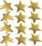 12 Pcs Lightweight Metal Napkin Rings - Gold Star Metal Holders for Elegant Table Decor, Parties, Weddings, Holidays, Everyday Dining - Metallic Adornment for Table Settings - CLEENTABLE