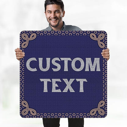 Custom Sign, Custom Street Sign, 11 Font Colors, 13 Font Styles, 4 Hole Options, 22 Sizes, 30x30 Inches, Rust Free DiBound, Fade Resistant, Made in USA by My Sign Center (Fauxsaic 1)