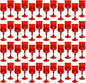 Plastic Wine Glasses，Plastic Goblets Vintage Style Cordial Drinking Glasses for Wedding Reception, Christmas Grand Event Party Supplies (48, Red)