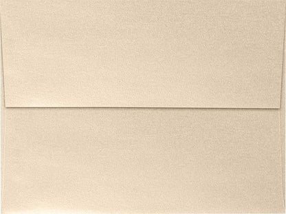 LUXPaper A7 Invitation Envelopes | Peel & Press | 5 1/4" x 7 1/4" | Taupe Metallic | 80lb. Text | 250 Qty