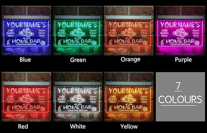 ADVPRO Personalized Your Name Custom Home Bar Beer Established Year Single Color LED Neon Sign 16 x 12 Inches st4s43-p11-tm-b