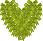 50 pcs 3-1/2" Apple Green Satin Ribbon Twist Tie Bows for Spring Gift Wrapping with Fish Tails (Lt.Green)