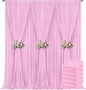 30x10ft Backdrop Curtains for Parties, 6 Panels 5x10ft Photography Backdrop Curtain with Rod Pocket,Backdrop Polyester Background Drapes,Wedding Backdrop Drapes for Birthday Baby Shower Home Decor