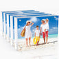 5x7 Inches Acrylic Picture Frames 5 Pack, Double Sided Magnetic Photo Frames,Free Standing on Desk or Table Clear Picture Frames