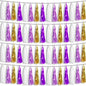 4P Purple-Gold Foil Fringe Metallic Tassel Garland, Tassels Banner Streamers for Parade Floats, Bachelorette, Wedding, Birthday, Halloween, Christmas, Bridal/Baby Shower Party Decorations