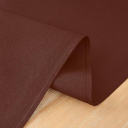 2 Pack Chocolate Table Runner 12 x 72 Inch Solid Color Farmhouse Runners Coffee Table Dresser for Daily Party Home Decoration