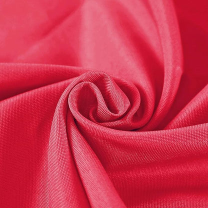 Rectangle Tablecloth 90x132 inch Washable Polyester Fabric Table Cloth for Wedding Party Dining Banquet Decoration（90x132, Red）