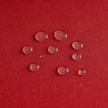 NLMUVW Red Linen Tablecloth Round, Christmas Table Cloth Water Resistant Textued Table Cover for Kitchen Dining Coffee Party, 48 Inch