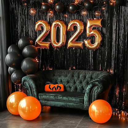 PartyWoo Black Streamers Tinsel Backdrop Curtain 3pcs 8.2ft Foil Fringe Curtain for Black History Month Juneteenth Gothic Wedding Retirement Halloween Cow Print Theme Party Celebration Decorations