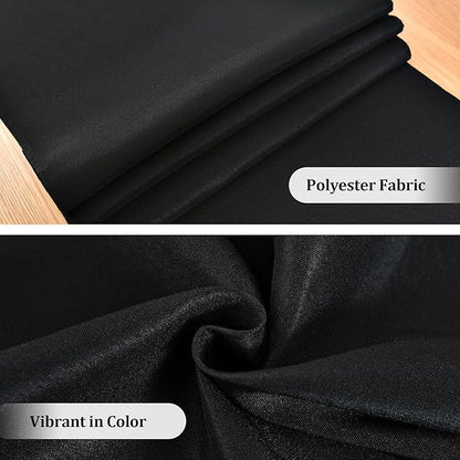 Farmhouse Black Table Runner Dining Table Runners 48 Inches Long Coffee Table Runner for Dresser Living Room Bedroom Holiday Party Banquet 12X48 Inch