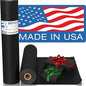 Bryco Goods Black Kraft Paper Roll - 18 Inch x 100 Feet - Ideal for Packing, Shipping, Arts & Crafts, Poster, Bulletin Board, Decorations, Bouquet, Gift Wrapping - Made in The USA