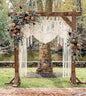 S.N.HANDICRAFTS Macrame Large Curtain Bohemian Boho Decoration Backdrop Wedding Wall Hanging (75X85)