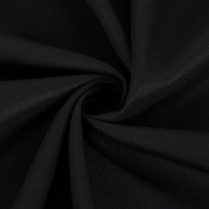 Fitable 6 Pack Black Round Table Clothes - 90 Inches in Diameter - Stain Resistant and Washable Tablecloths, Polyester Fabric Table Covers for Wedding, Party, Banquet, Gathering