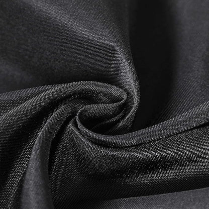 70 inch Round Tablecloth Washable Polyester Table Cloth Decorative Table Cover for Wedding Party Dining Banquet（70 inch,Black）