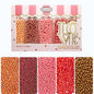 Confect Pearl Sprinkles | Edible Disco Ball Sprinkles for Cakes & Cupcakes Decoration | Pack of 5 Mix Bright Orange, Copper, Pink, Red & Bronze Dragees - Carnival |Vegan, Gluten-Free, Nut-Free, Soy-Free, Dairy-Free, Palm Oil-Free- 5 Oz