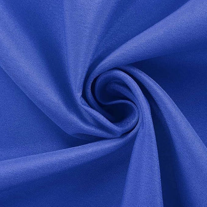 Efavormart Round Tablecloth, 90 Inch Stain & Wrinkle Resistant Washable Table Cloth, Decorative Polyester Fabric Table Cover for Banquet, Wedding, Dining- Royal Blue