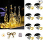 Upgraded Solar Diamond Shaped Wine Bottle Lights, 8 Pack 20 LED Fairy Lights with Solar Cork Lights Outdoor Waterproof for Wedding Party Decor Women Gift