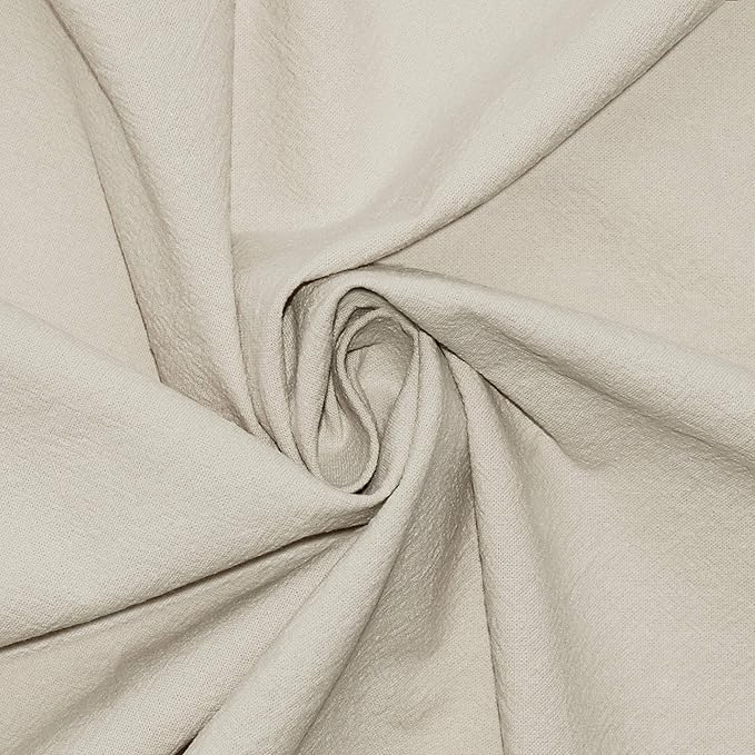 Archaeo Washed Cotton Twist Tab Curtain, 52" x 84", Oatmeal