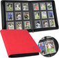 Toploader Binder with 9-Pocket Pages, Holds 288 "3×4" Rigid Toploader Hard Cases, Card Holder for Collectible Cards or Sports Cards, Durable Sleeves for Storage & Display (Red)
