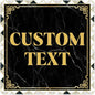 Custom Sign, Custom Street Sign, 11 Font Colors, 13 Font Styles, 4 Hole Options, 22 Sizes, 18x18 Inches, Rust Free DiBound, Fade Resistant, Made in USA by My Sign Center (Marble Tile)
