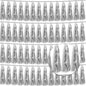 4P Silver Foil Fringe Tassel Banner Garland Metallic Tinsel Streamers Wall Hanging Curtain Backdrop Banners for Parade Floats, 2024 Graduation Decorations, Christmas, Wedding Party Decoration