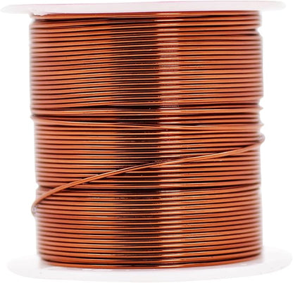 Mandala Crafts 22 Gauge Anodized Aluminum Craft Wire for Jewelry Making - 450 FT Colored Flexible Assorted Wire - Bendable for Bonsai Armature Crafting Sculpting