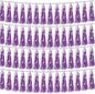 4P Light Purple Foil Fringe Metallic Streamers Banner Tassel Garland for Parade Floats, Bachelorette, Wedding, Birthday, Halloween, Christmas, Bridal/Baby Shower Party Decorations