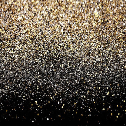 SJOLOON Black and Gold Backdrop Gold Spots Backdrop Vinyl Photography Backdrop Vintage Background for Family Birthday Party Newborn Studio Props 11547(10x10FT)