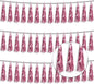 3P Metallic Fringe Tassel Banner Garland Foil Tinsel Streamer Wall Hanging Curtain Backdrop Banner for Parade Floats, Graduation Decorations, Wedding Party Decoration(Pink)