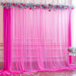 10x10ft Hot Pink Tulle Backdrop Curtain for Parites, Sheer Backdrop Curtains for Wedding Baby Shower Birthday Party Photo Shoot Decorations