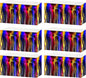 6 Pack 29x108 Inch Metallic Foil Fringe Tinsel Table Skirts Banner for Rectangle Tables Streamer Garland Curtains Backdrop for Wedding, Birthday, Parade Floats, Halloween Party Decoration(Rainbow)
