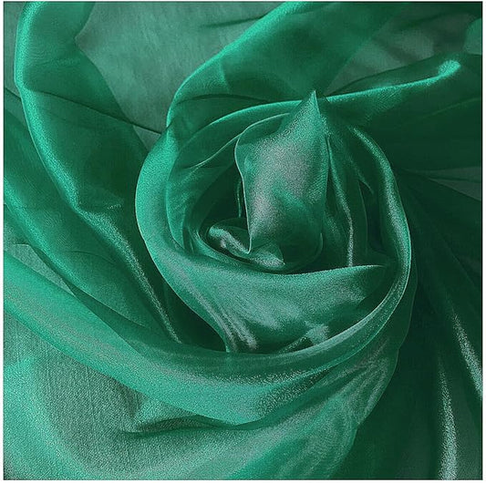 MDS Pack of 75 PCS Organza Chair Sashes Wider Dining Chair Bows Ribbon Tie Back for Wedding Party Birthday Bridal Shower Reception Event Banquet Home Chair Cover Decoration - Emerald Green