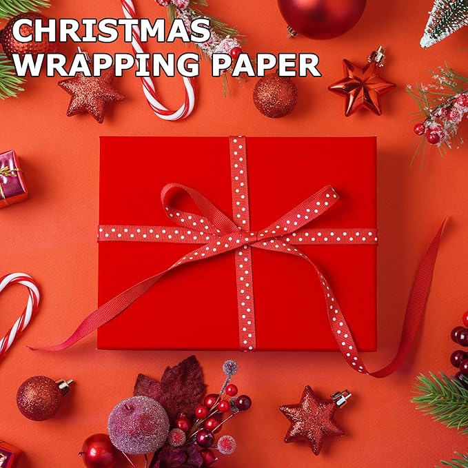 Vanhench 17.5"×963" (80 1/4FT) Wrapping Paper Purple, Solid Color Art Kraft Craft Paper for Gift Wrapping, Valentines/Wedding/Birthday/Mother's Day Gifts, Bouquet Flower Wrapping