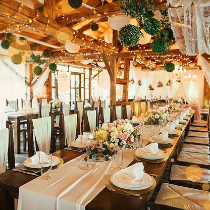 50 Pieces Gold Glitter Paper Place Mats Sparkle Round Disposable Table Mats Golden Sequin Doilies Decorative Placemats for Wedding Banquet Party Home Dining Tableware
