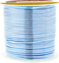 Mandala Crafts 18 Gauge Anodized Aluminum Craft Wire for Jewelry Making - 100 FT Colored Flexible Ice Blue Wire - Bendable for Bonsai Armature Crafting Sculpting